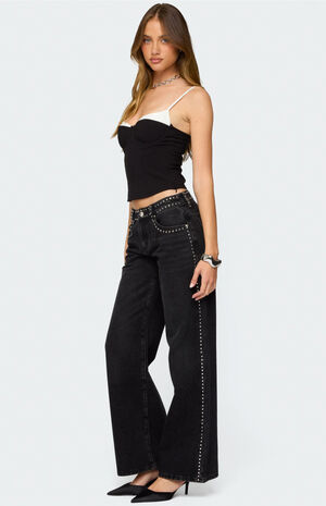 Contrast Peekaboo Corset image number 4