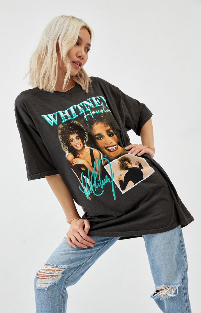 Whitney houston t shirt dress top