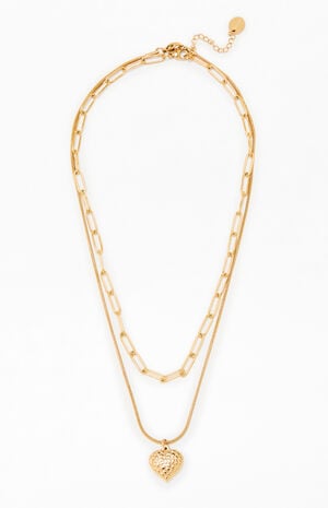 Heart Layered Necklace image number 1