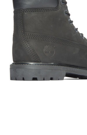 Women's Black Premium 6inch Lace-Up Waterproof Boots image number 8