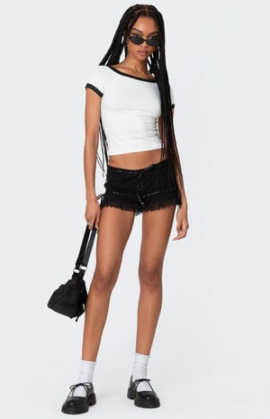 Low Back Contrast T-Shirt image number 2