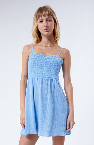 Milly Smocked Mini Dress image number 1