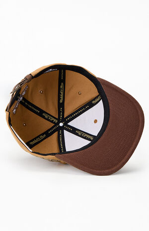 Tan MLB LA Dodgers 100th Anniversary Strapback Hat image number 5