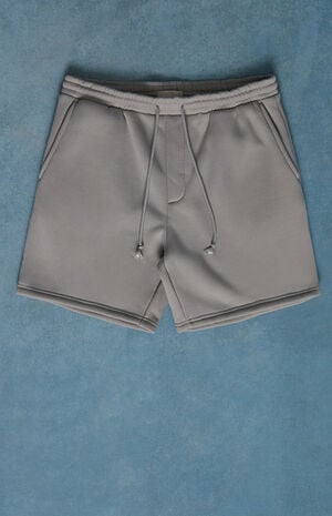 Light&nbsp;Gray Fleece Volley Sweat Shorts&nbsp; image number 1
