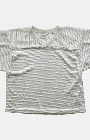 '90s Mesh Jersey V-Neck Crop Top image number 3