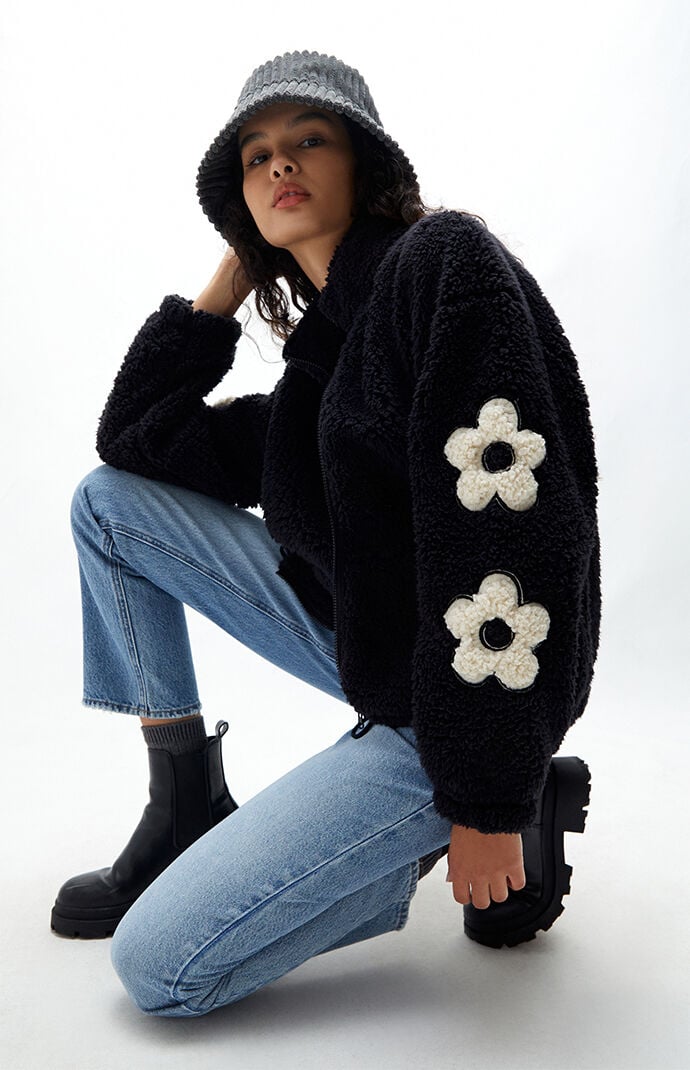 Teddy jacket outlet pacsun