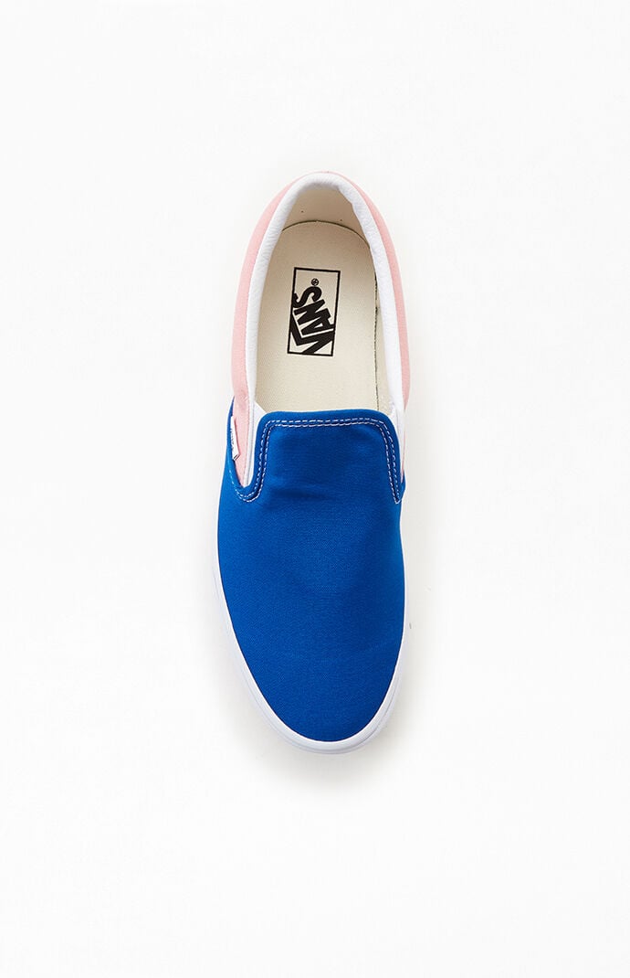 Primary color slip on vans deals