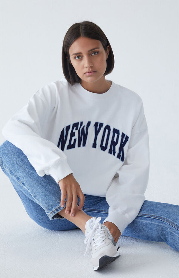 John Galt New York Crew Neck Sweatshirt | PacSun