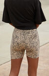 Leopard Griffin Biker Shorts Leopard Griffin Biker Shorts image number null