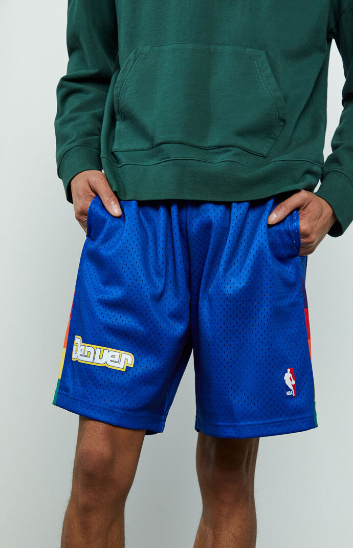 Mitchell Ness Swingman Nuggets Basketball Shorts Pacsun