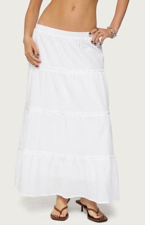 Petite Charlotte Tiered Maxi Skirt