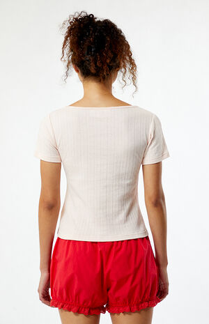 Slightly Delusional But Still Cute Cropped T-Shirt image number 3