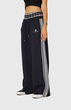 Double Waist Baggy Barrel Sweatpants image number 2
