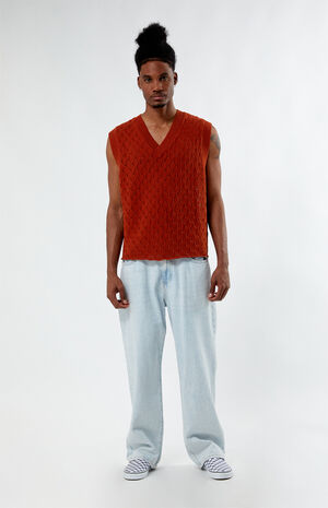 Burnt Orange Sweater Vest image number 4