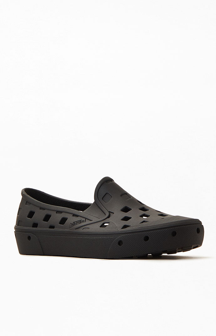 Vans Black U Trek Slip-On Shoes