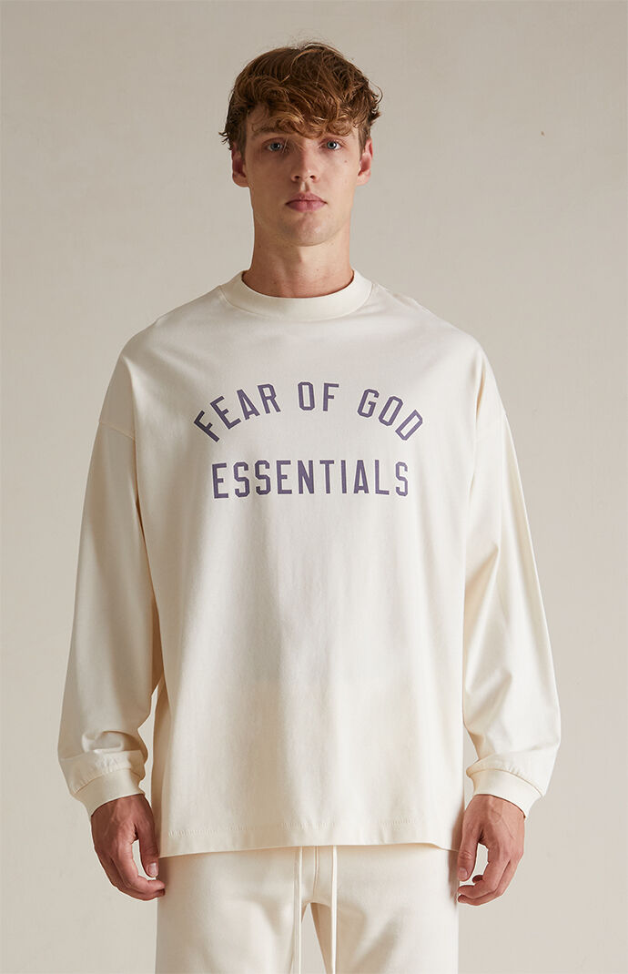 Fear of God Essentials Long Sleeve Cotton Jersey Graphic T