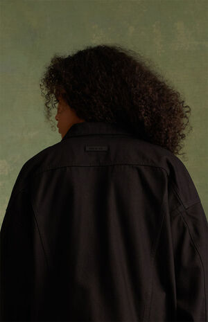 Jet Black Denim Jacket image number 4