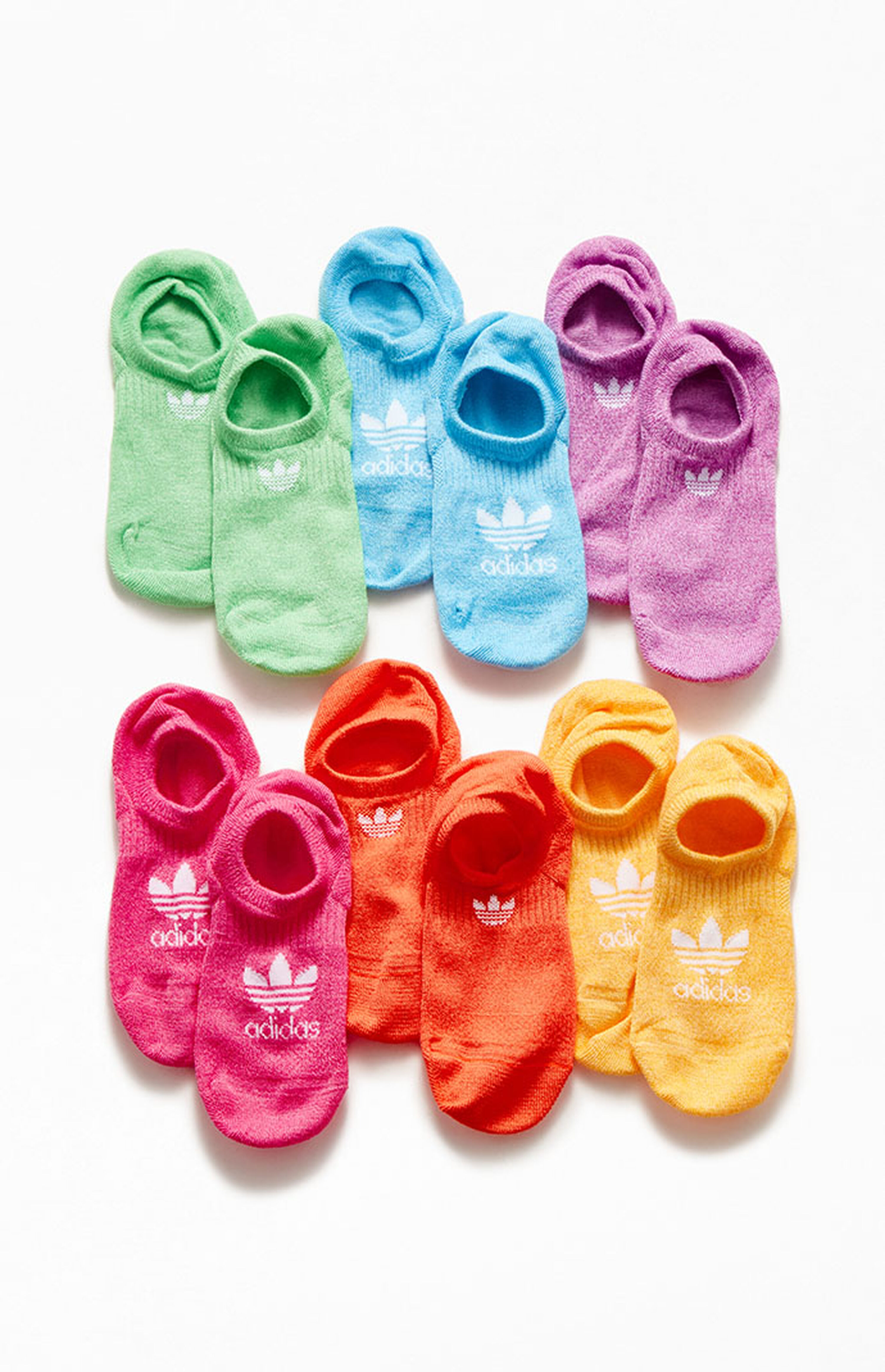adidas 6 Pack OG Classic Superlite No Show Socks PacSun