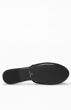 Women's Black Maven Mesh Mules image number 4