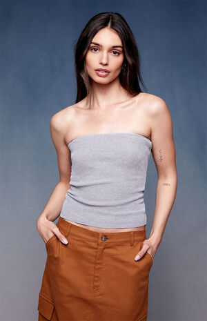 Sweater Tube Top image number 1