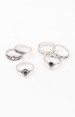 6 Pack Etched Rings image number 1