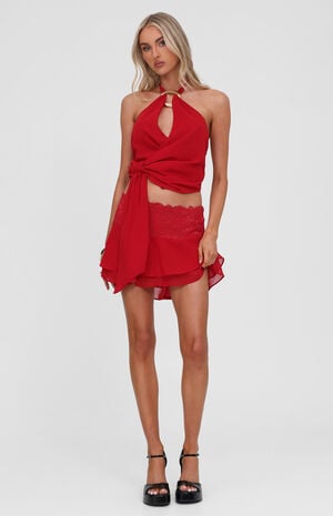 Indigo Mini Skirt image number 4