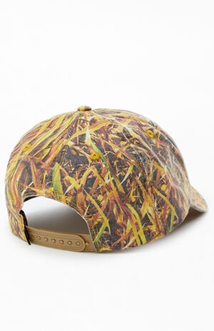 Duck Pond Camo 6-Panel Snapback Hat image number 2