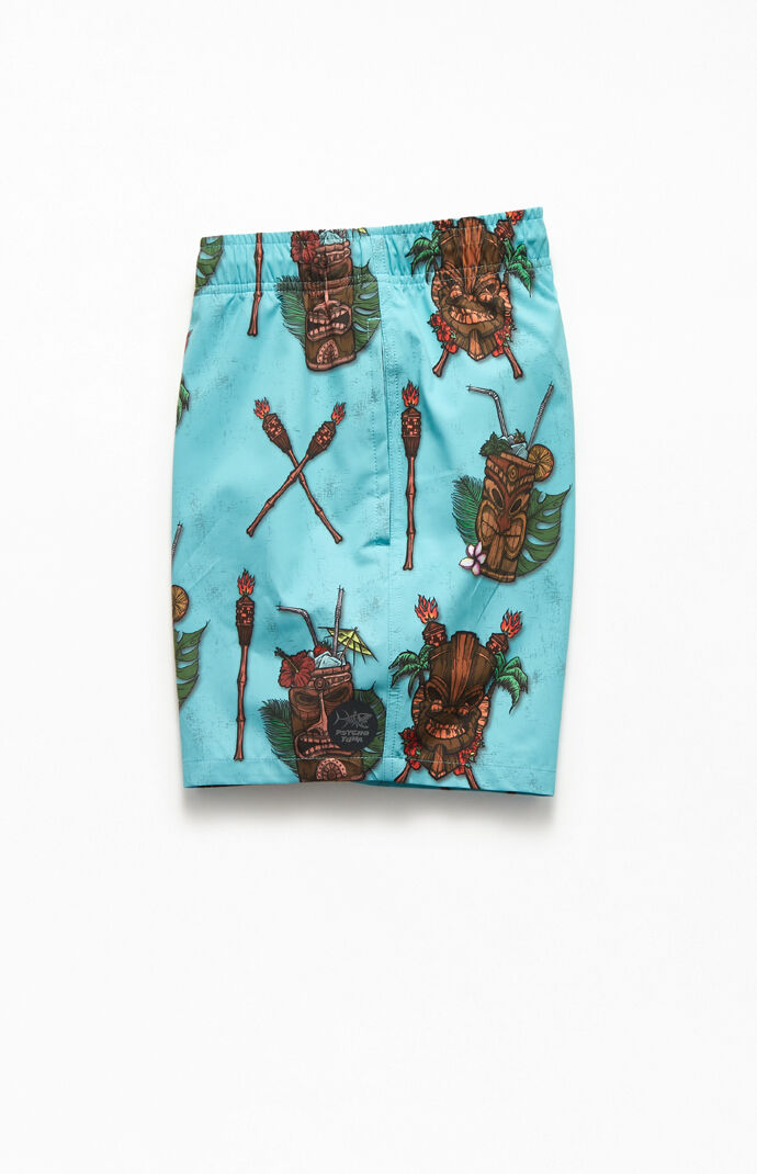 Tiki Cocktail Party 16" Swim Trunks