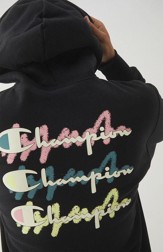 Champion scribble hoodie hotsell