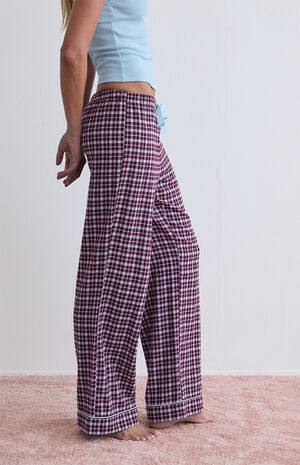 Flannel Baggy Pajama Pants image number 3