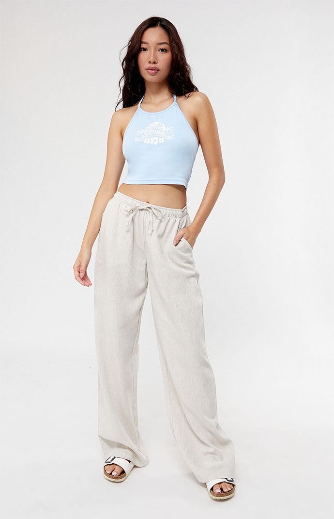 トップス HIBISCUS OG LABEL CROPPED TANK WHITE M BlackEyePatch Hibiscus TANK TOP White！ HIBISCUS OG LABEL