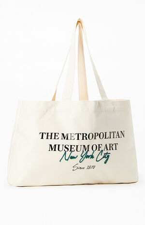 x PacSun Cream Metropolitan Tote Bag image number 2