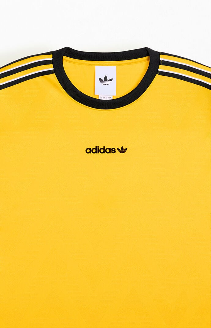 adidas Yellow Jacquard Jersey