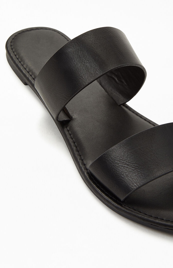 Two Strap Slide Sandals