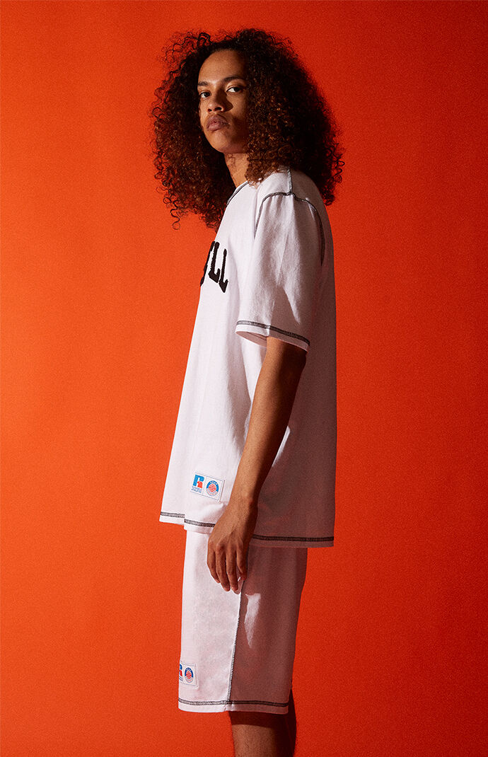 x Russell Athletic White Logo T-Shirt