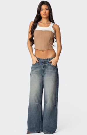 Ila Contrast Layered Corset image number 5