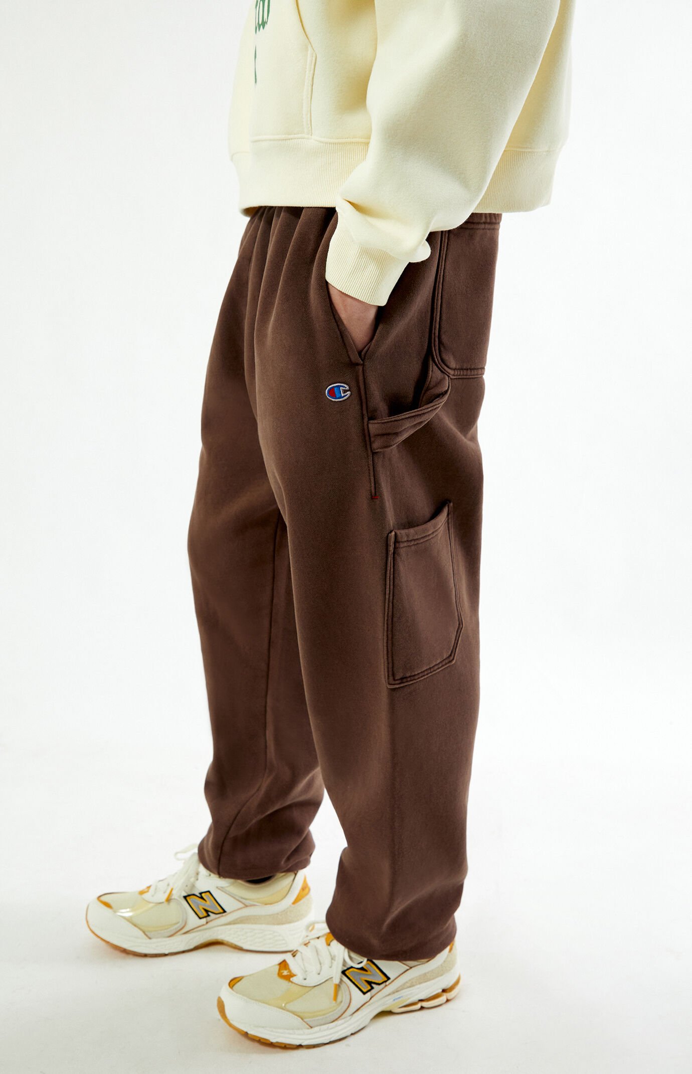 Champion Brown Reverse Weave Carpenter Sweatpants PacSun