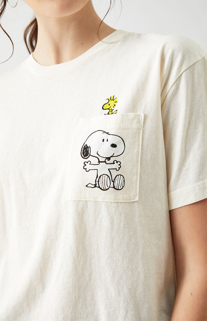 Snoopy Heart Pocket Short Sleeve T-Shirt