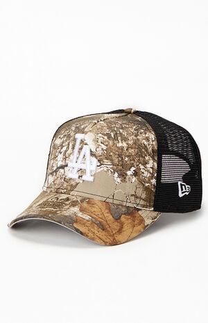 LA Dodgers Camo 9FORTY Trucker Hat image number 4