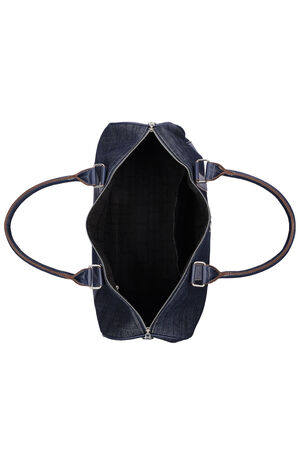 Horseshoe Quilted Denim Weekender Duffel Bag image number 6