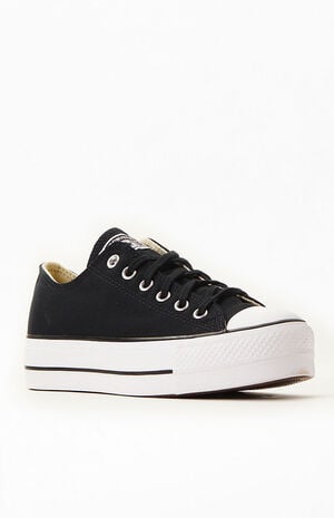 Women's Black Chuck Taylor All Star Lift Platform Sneakers image number 1