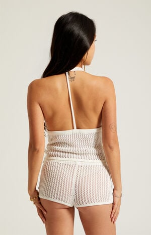 Alana Pearl Crochet Sweater Shorts image number 5
