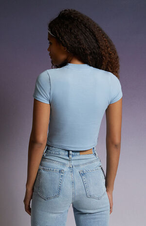 By PacSun Sleek Mock Neck T-Shirt image number 3