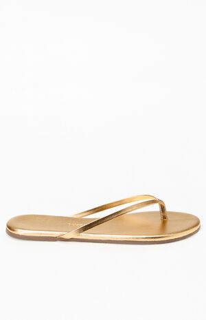 Women's Gold Metallics Sandals image number 1