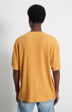 Gold Boxy Waffle T-Shirt image number 3