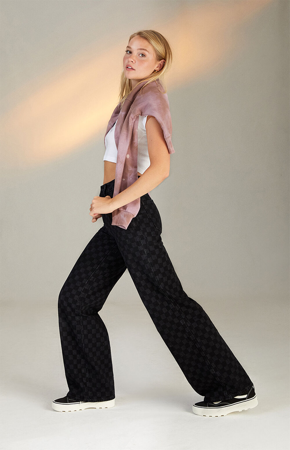 pacsun black baggy jeans