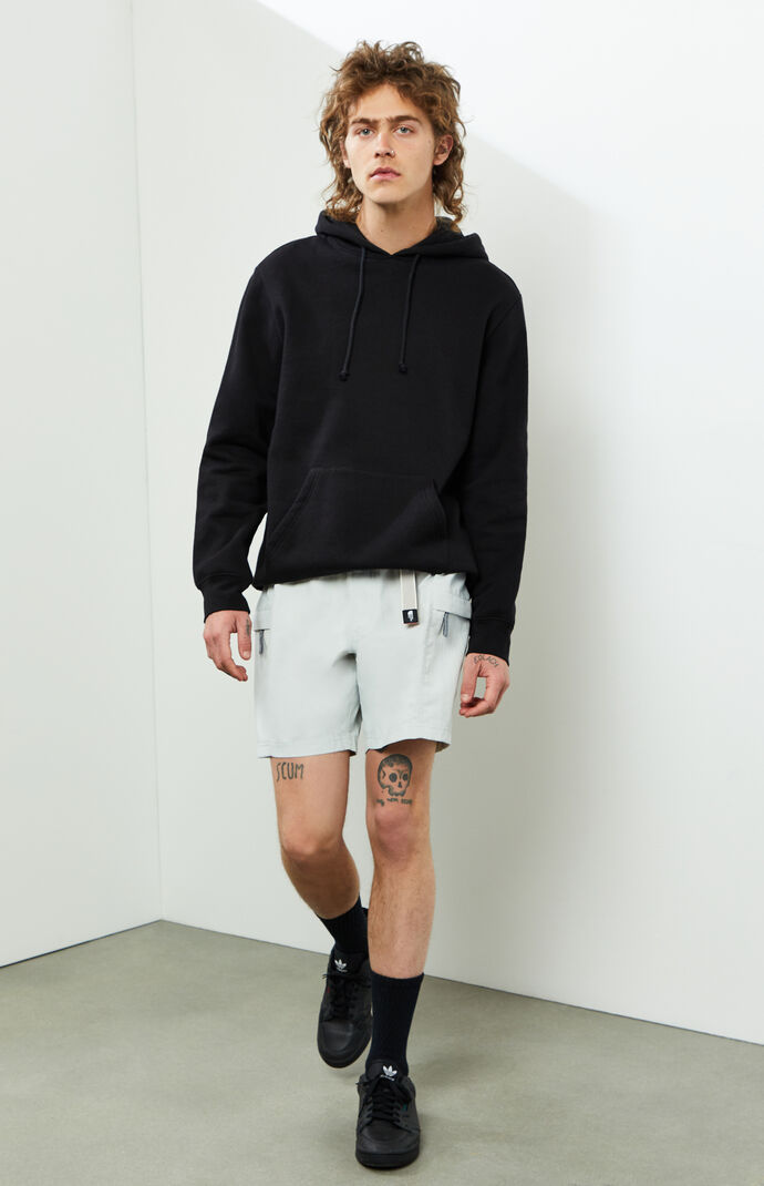 Gray Class V Belted Hybrid Shorts