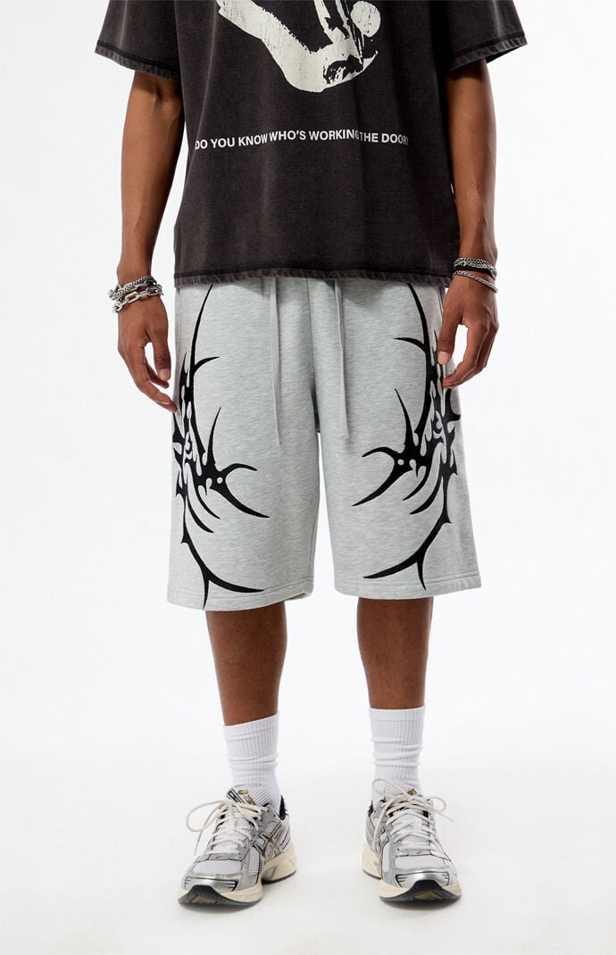 【美品】Reversible Painter Sweat Shorts Pacsun Warping In Time Fleece Sweat Shorts | Pacsun