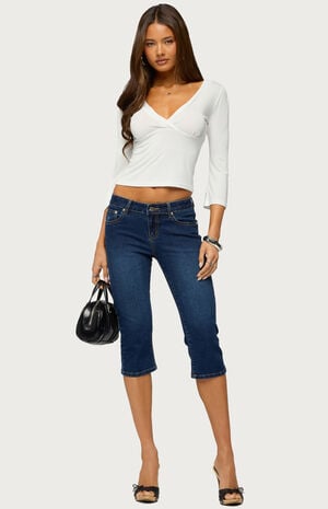 Fifer Low Rise Capri Jeans image number 5