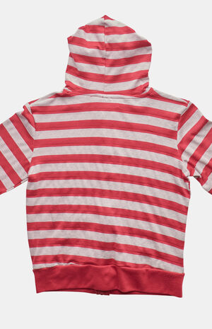 2000s Stripped Jacket Zip Hoodie image number 2